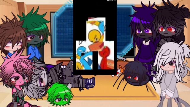|| monster school react to || part 2 || AvA&AvM || @alanbecker||