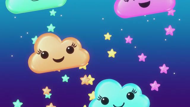 Hey Bear Sensory - Mindful Moon and Sleepy Stars - Wind down and Relax - Calming Bedtime Video