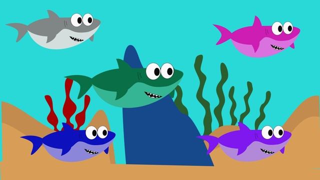 Развивающие и обучающие мультики/ Акуленок (моя семья)/ Baby shark/ Детская песня/ Танцы для детей/