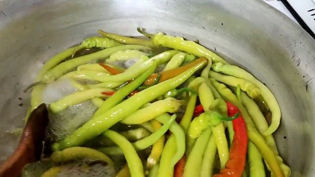 Самый вкусный ПЕРЕЦ на зиму//полуострый Бараний рог//