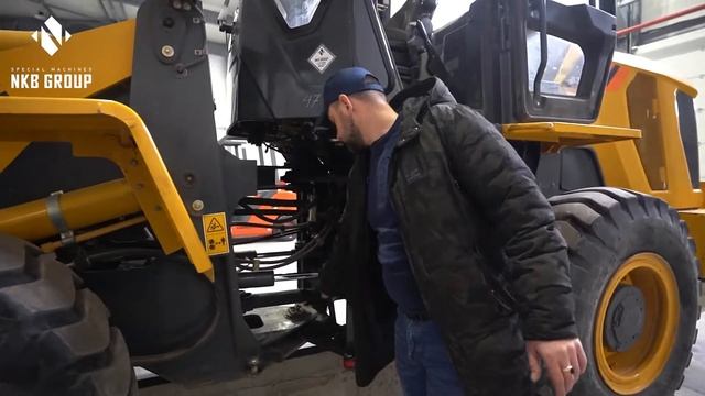 Замена масла в АКПП Фронтальный погрузчик LiuGong CLG 835H