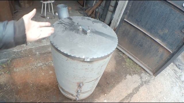 Печь под казан из трубы , основной секрет , все размеры