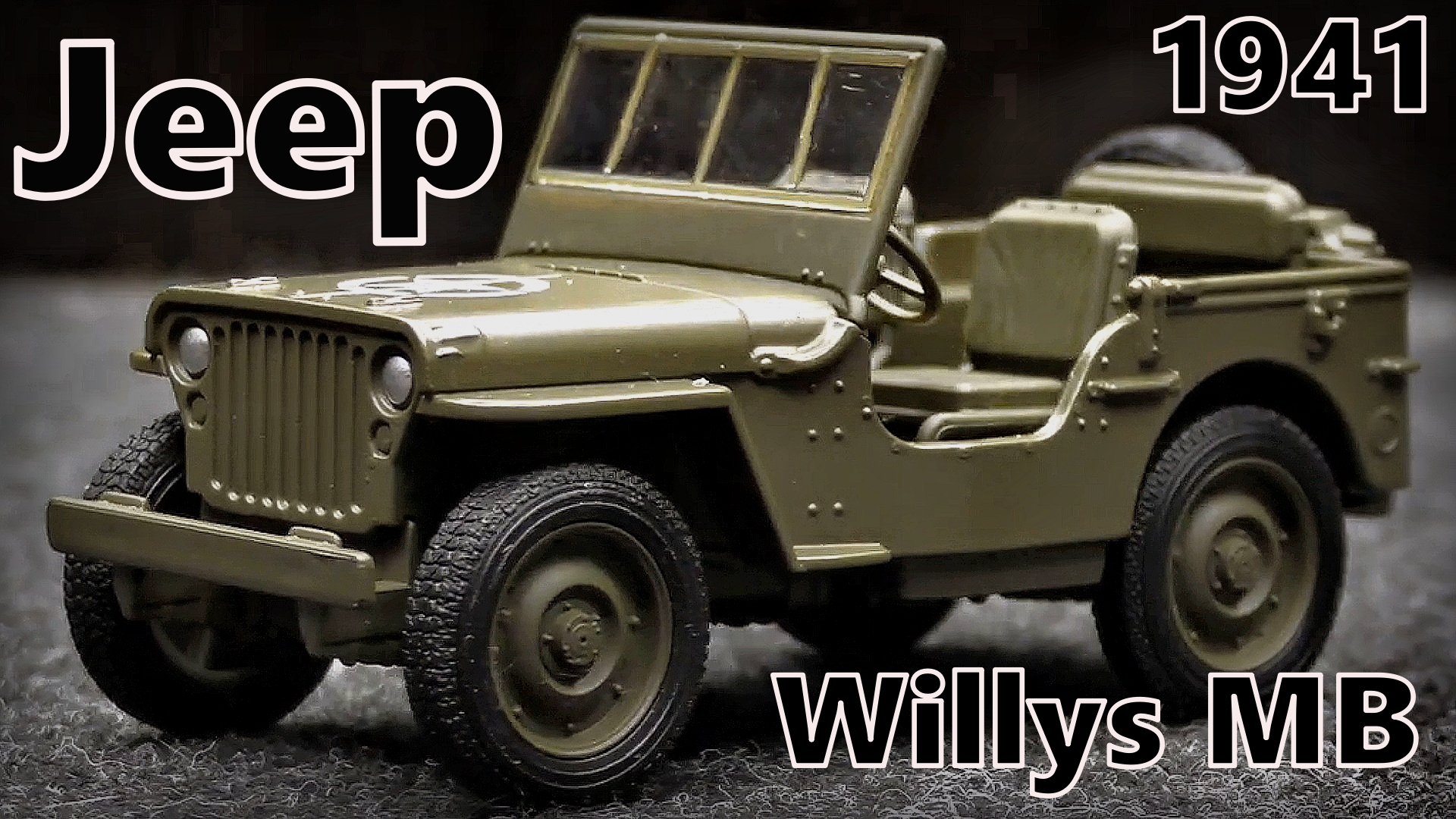 Jeep Willys MB Модель военной машины 1941 Масштаб 1:34 Welly Вооружения и техника