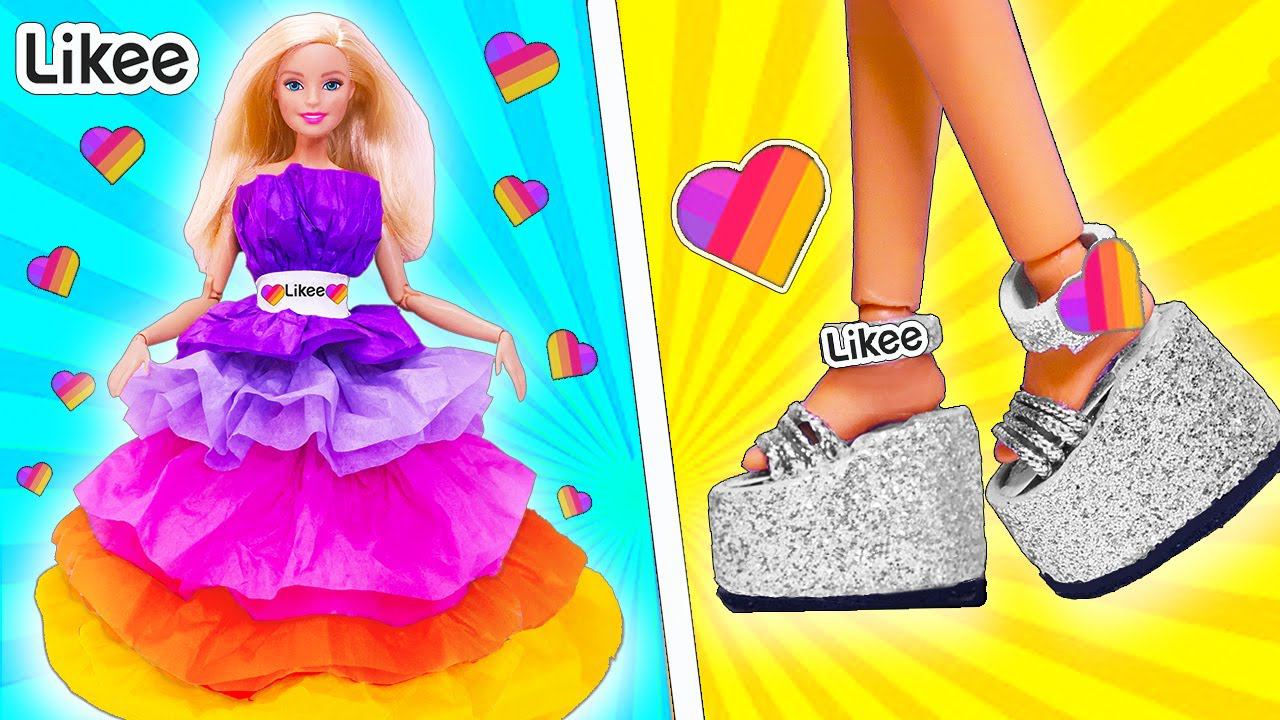 12 ЛАЙФХАКОВ в стиле LIKEE для куклы ЛОЛ и Барби! Идеи для Школы LIFE HACKS