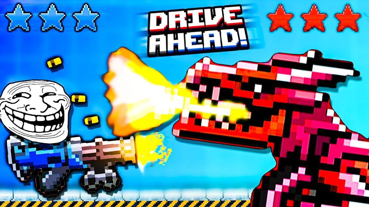 ЛЕГЕНДАРНАЯ ТАЧКА ПУЛЕМЕТ против ДРАКОНА! Обновление В Drive Ahead Сражения на Машинках