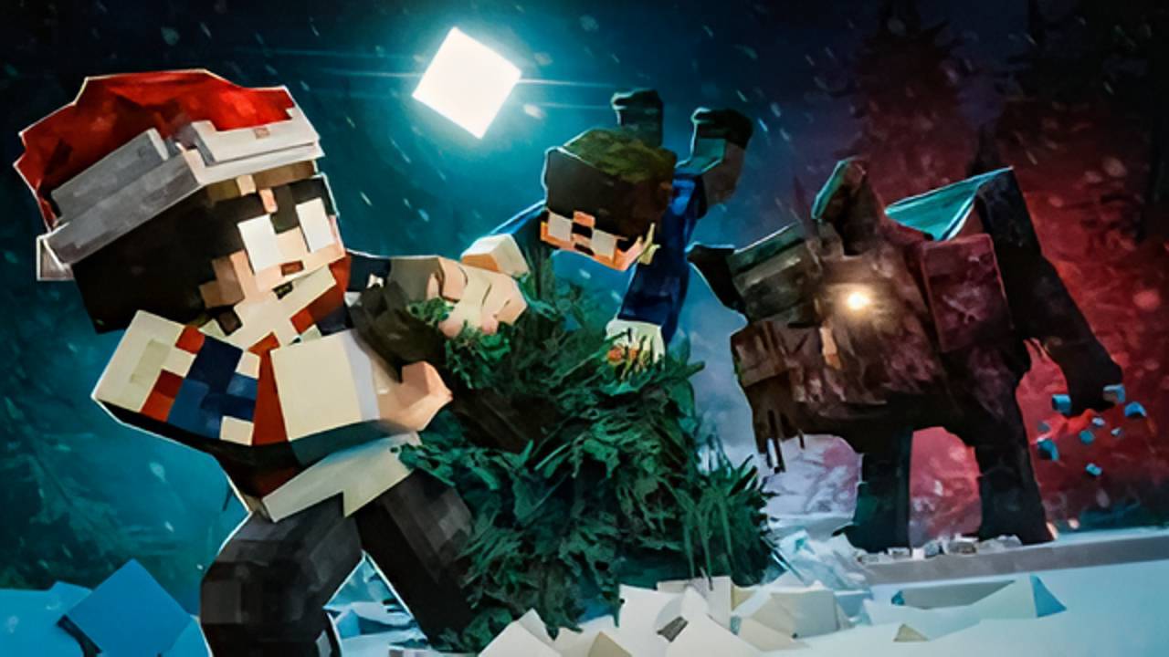 ОЧЕНЬ НОВОГОДНИЕ ИСТОРИИ - Страшилки Minecraft