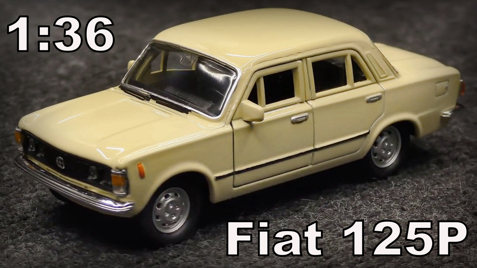 Fiat 125P / Масштаб 1:36 / Welly Nex / Масштабная модель автомобиля