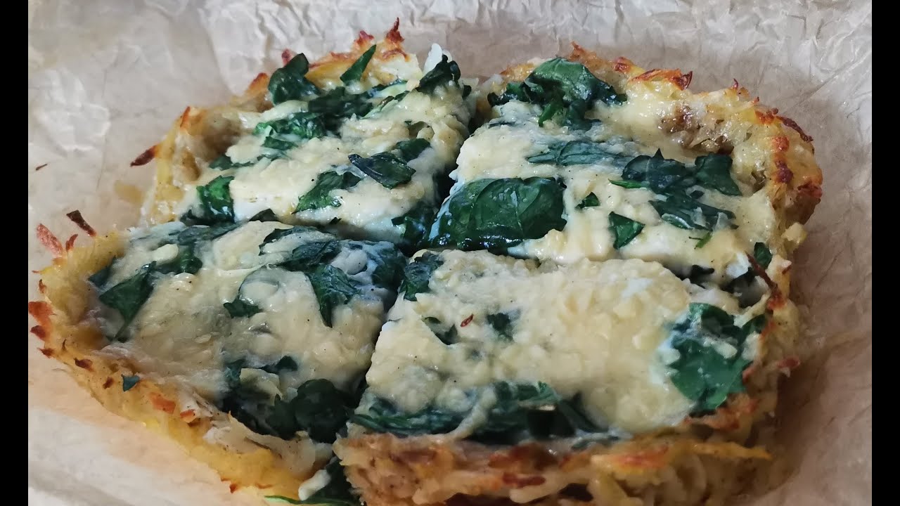 КИШ ПО НОВОМУ! КАРТОФЕЛЬНЫЙ КИШ с сыром и шпинатом! Картофельная запеканка Киш из картошки в духовке
