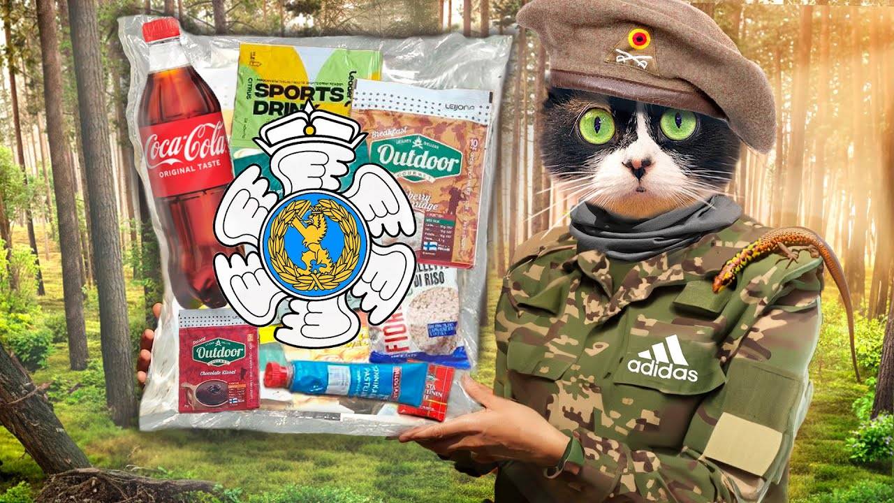 1 день в лесу - с пайком армии Финляндии