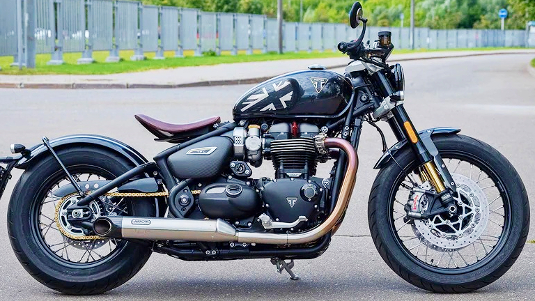 Triumph Bonneville Bobber TFC - Шикарный Заводской Кастом !