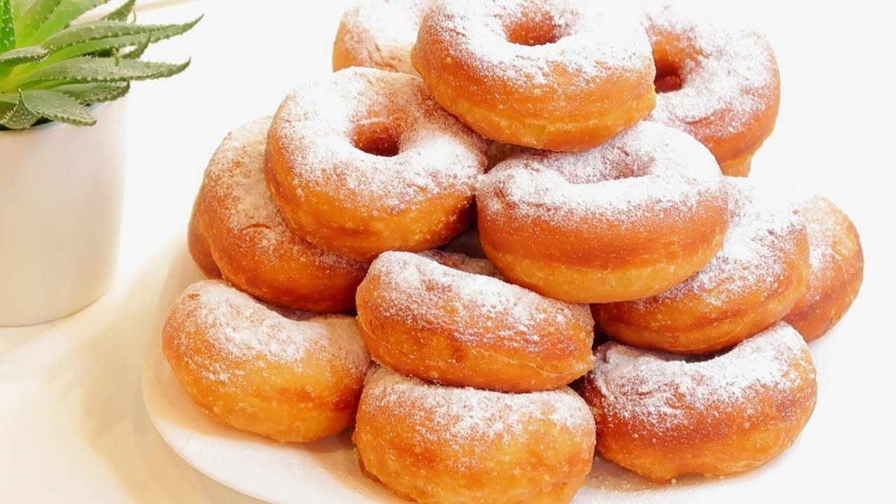 ☕ Пончики на кефире пышные на сковороде