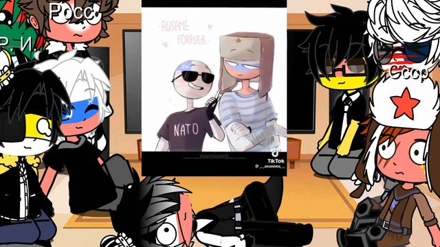 реакция стран на тт (1/?)"делать проду?" #countryhumans #реакция#страны#