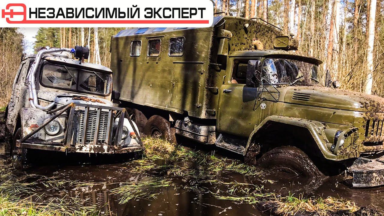 Газ Jeep и ЗИЛ 131 Кто кого?
