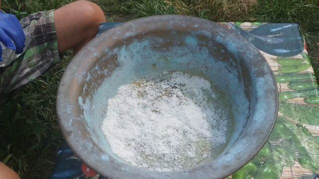 ЧИСТИМ МЕДНЫЙ ТАЗ.
