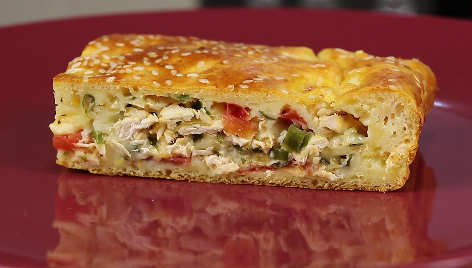 ВСЕГДА Получается ! ЗАЛИВНОЙ ПИРОГ с Курицей на Сметане - Быстрый, Сытный, Вкусный!