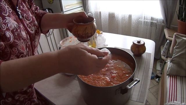 Заготовка на зиму. Тёщин язык.