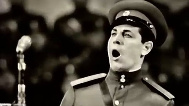Русская народная песня Есть на Волге утёс Л. Харитонов и хор Красной Армии 1965