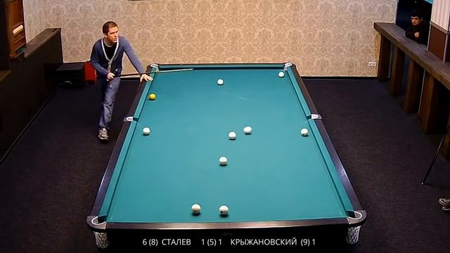 Коммерция, Сталев - Крыжановский. С комментариями. 2016. Бильярд.