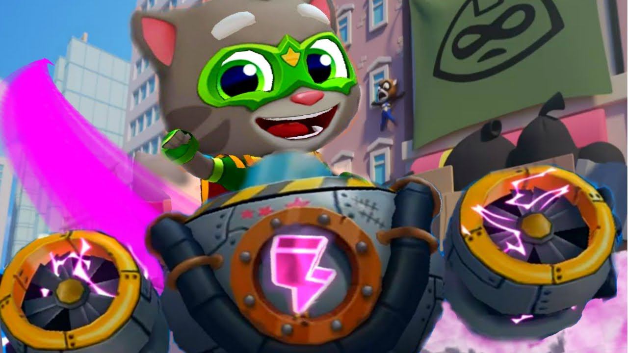 ГОВОРЯЩИЙ ТОМ ПОГОНЯ ГЕРОЕВ #7 Talking Tom Hero Dash лучше Бег за золотом #Мультик