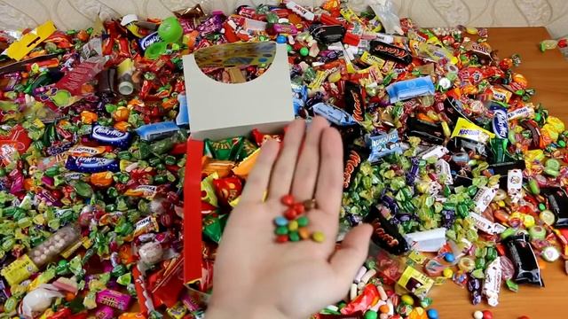 a lot of candy! MAGIC BOX! NEW! Много конфет