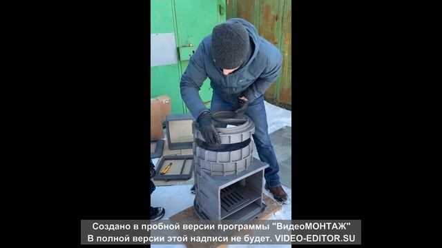 Обзор печи и начало сборки Авангард 24 ЗК П2. #Чугуносрач)))