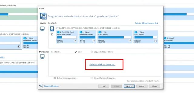 Клонирование (перенос) системного диска Windows с SSD SATA на SSD NVME