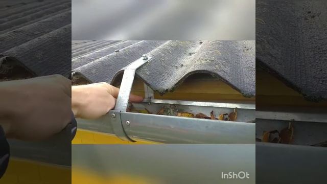 Как закрепить водосточный жолоб если нет лобовой доски!