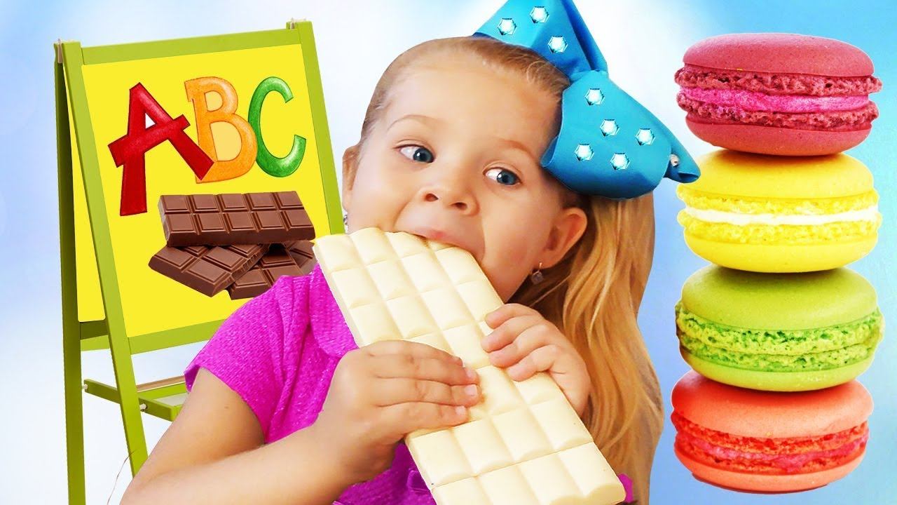 Bad baby School learn colors with CANDY Johny Johny Yes Papa Song Nursery Rhymes Songs for kids