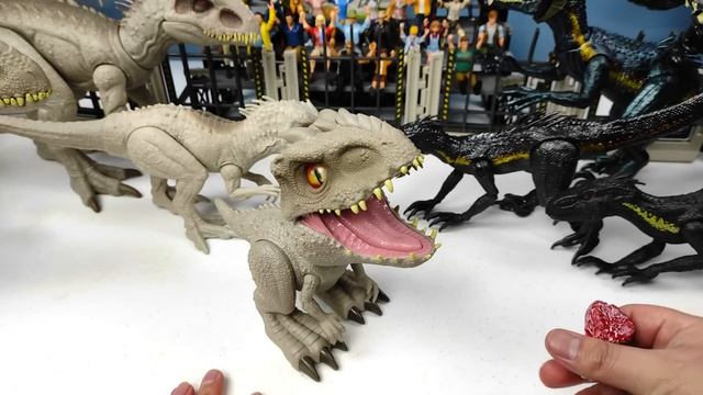 INDOMINUS REX VS INDORAPTOR de Jurassic World