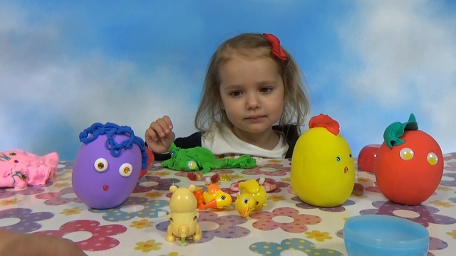 Животные заводные сюрприз из массы для объёмной лепки игрушки animals toys in ma
