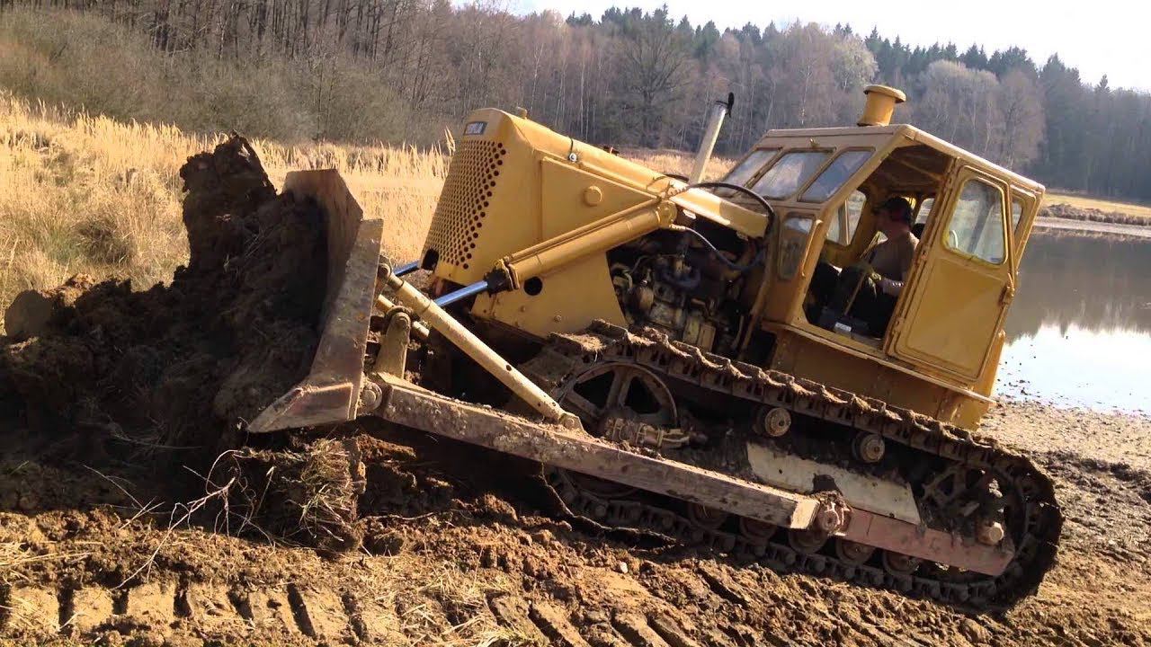 Мощные бульдозеры Т-100! Powerful T-100 bulldozers
