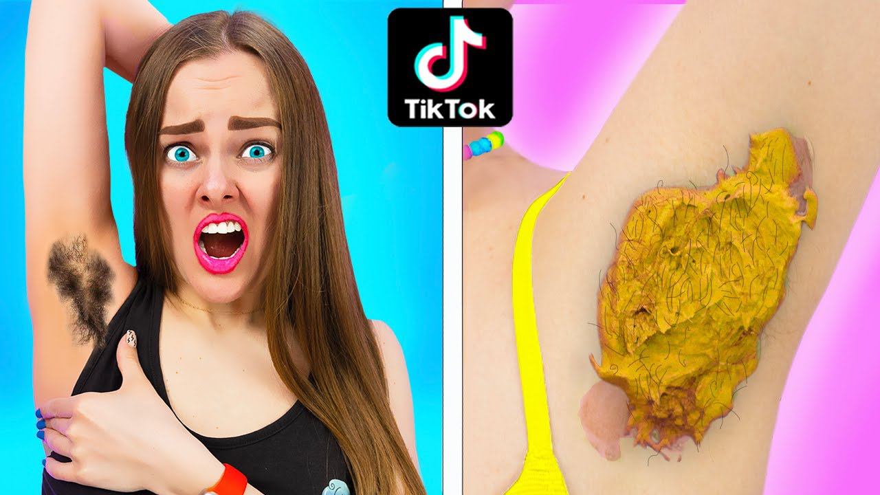 ПОВТОРЯЮ МОДНЫЕ БЬЮТИ ЛАЙФХАКИ из ТИК ТОКА! ЛУЧШИЕ идеи для Девушек ИЗ LIKEE