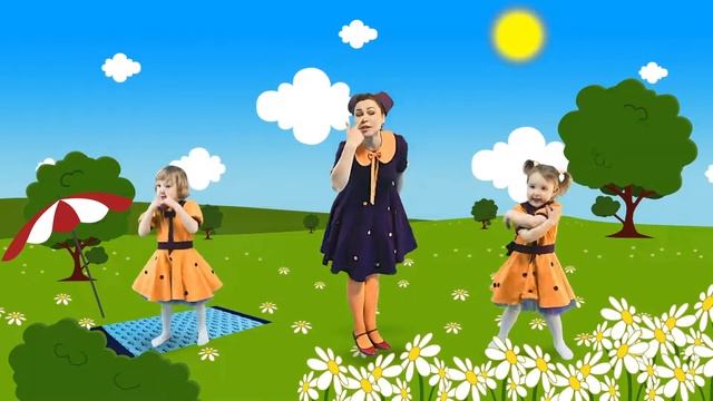 Физминутка. У жирафа пятна Детская песня про животных