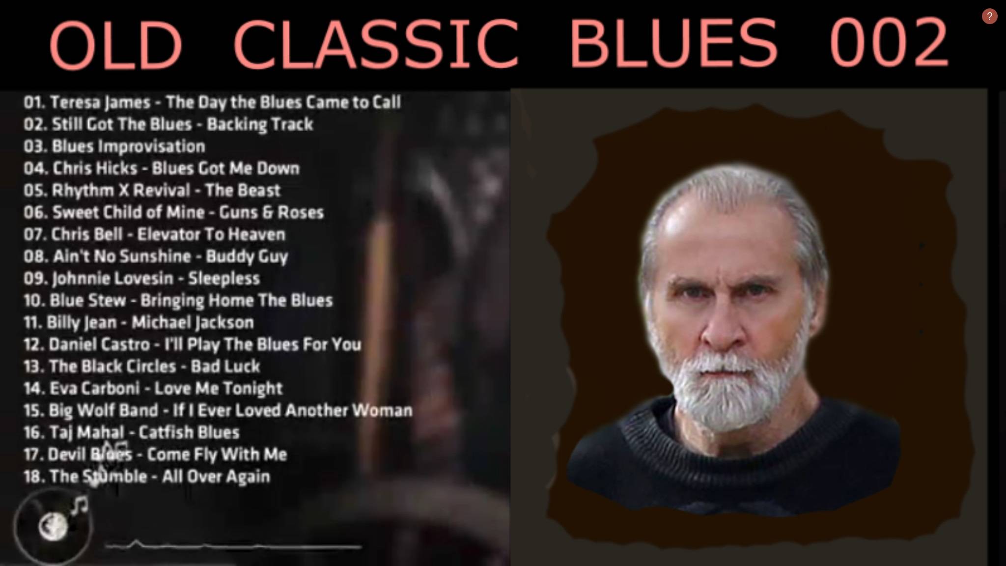 Старый классический блюз 002. & Old classic blues.