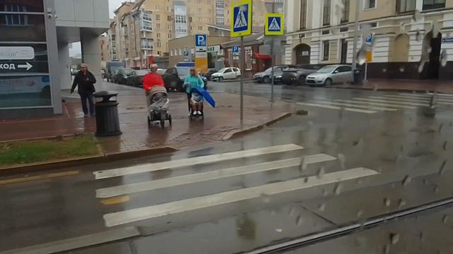 Пермь | трамвайный маршрут 8 | м/р Висим - АО Инкар | трамвай модели 71-619КТ болит номер 080.