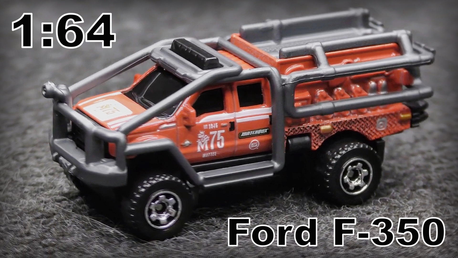 Ford F-350 / Масштаб 1:64 / Matchbox / Масштабная модель автомобиля