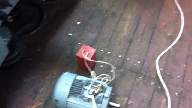 Запуск электродвигателя через конденсатор