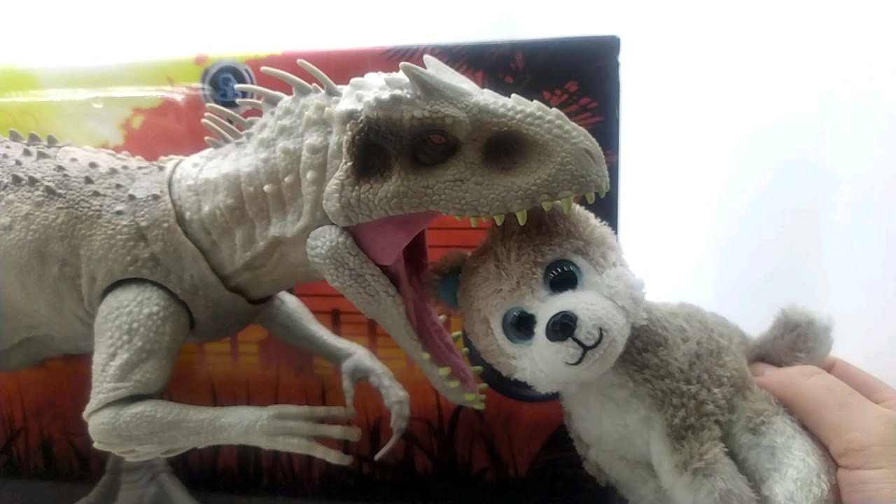 Индоминус Рекс и щенок Митя! Обзор игрушки Мир Юрского периода Indominus Rex Jurassic World GCT95
