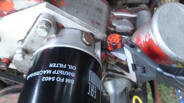Д21 Т-16, Т-25 замена масляной центрифуги на фильтр.