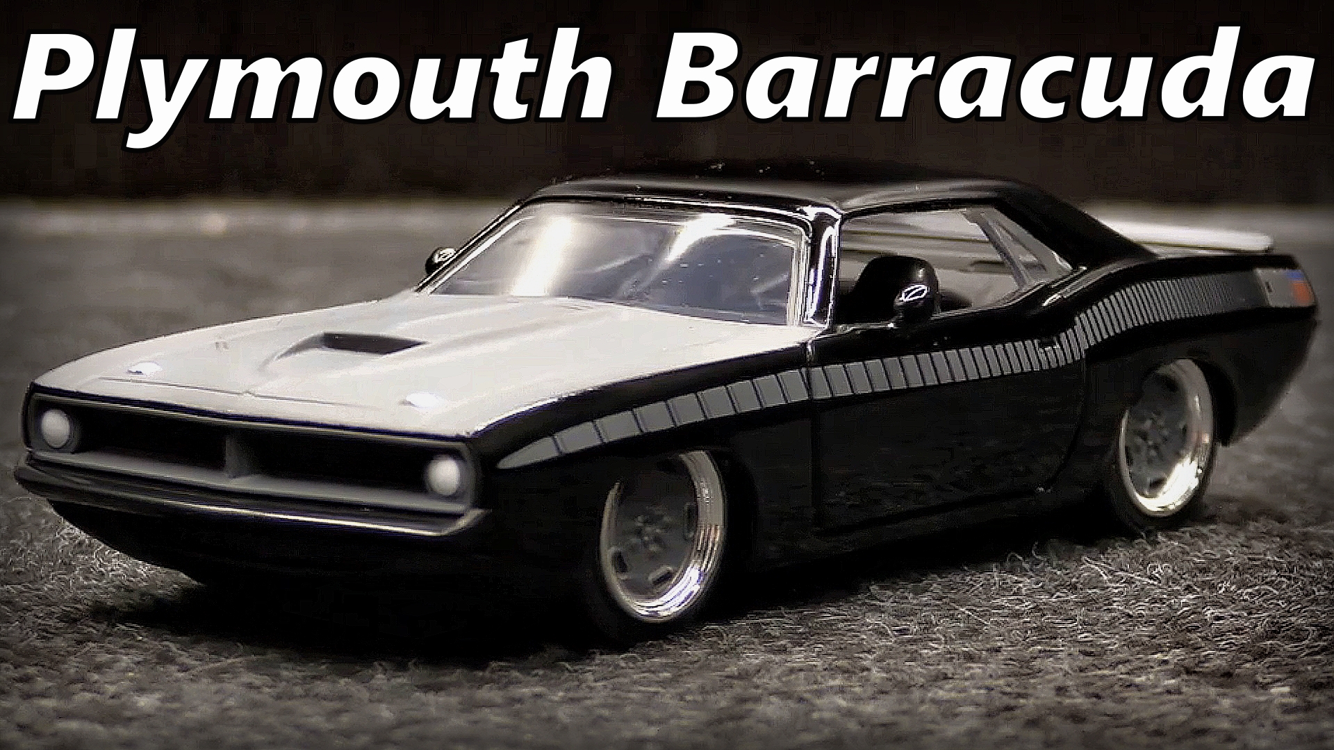 Plymouth Barracuda Модель машины Масштаб 1:32 Jada Мини-копия автомобиля