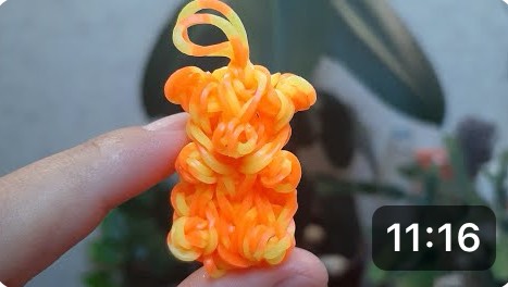 Плетение из резиночек Rainbow loom желейный Мишка!🧸💗 The Nikita ✅
