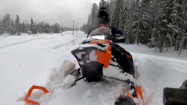 покатушки на снегоходах Arctic Cat, BRP, Yamaha