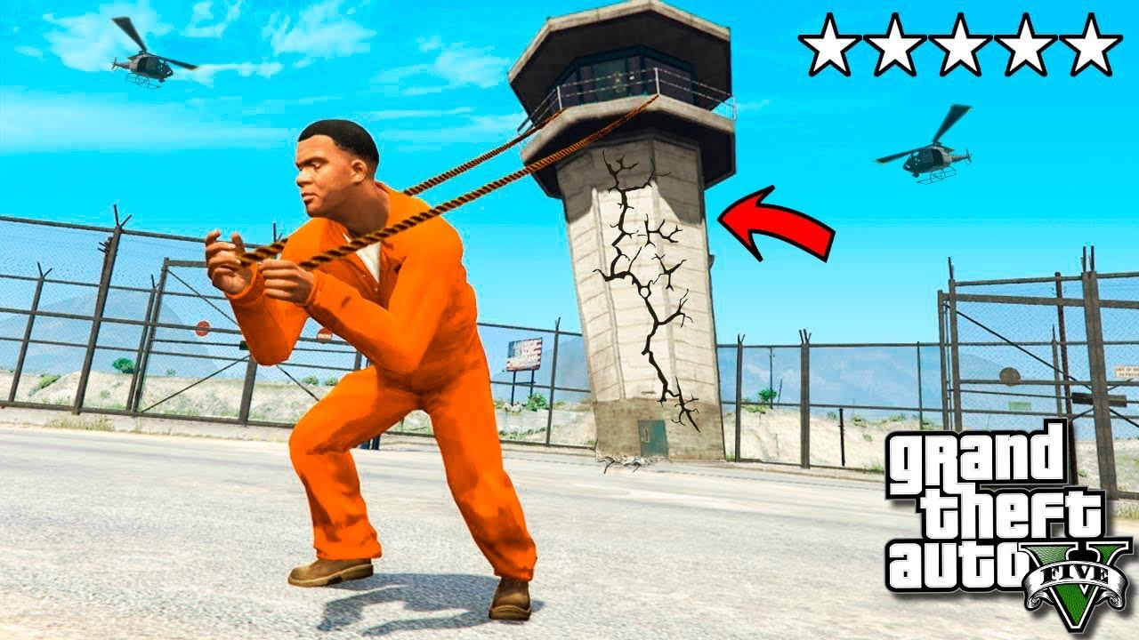 ПОБЕГ ИЗ ТЮРЬМЫ ЗА САМОГО СИЛЬНОГО ЧЕЛОВЕКА В ГТА 5 МОДЫ! ОБЗОР МОДА GTA 5! ГТА МОД MODS ИГРЫ