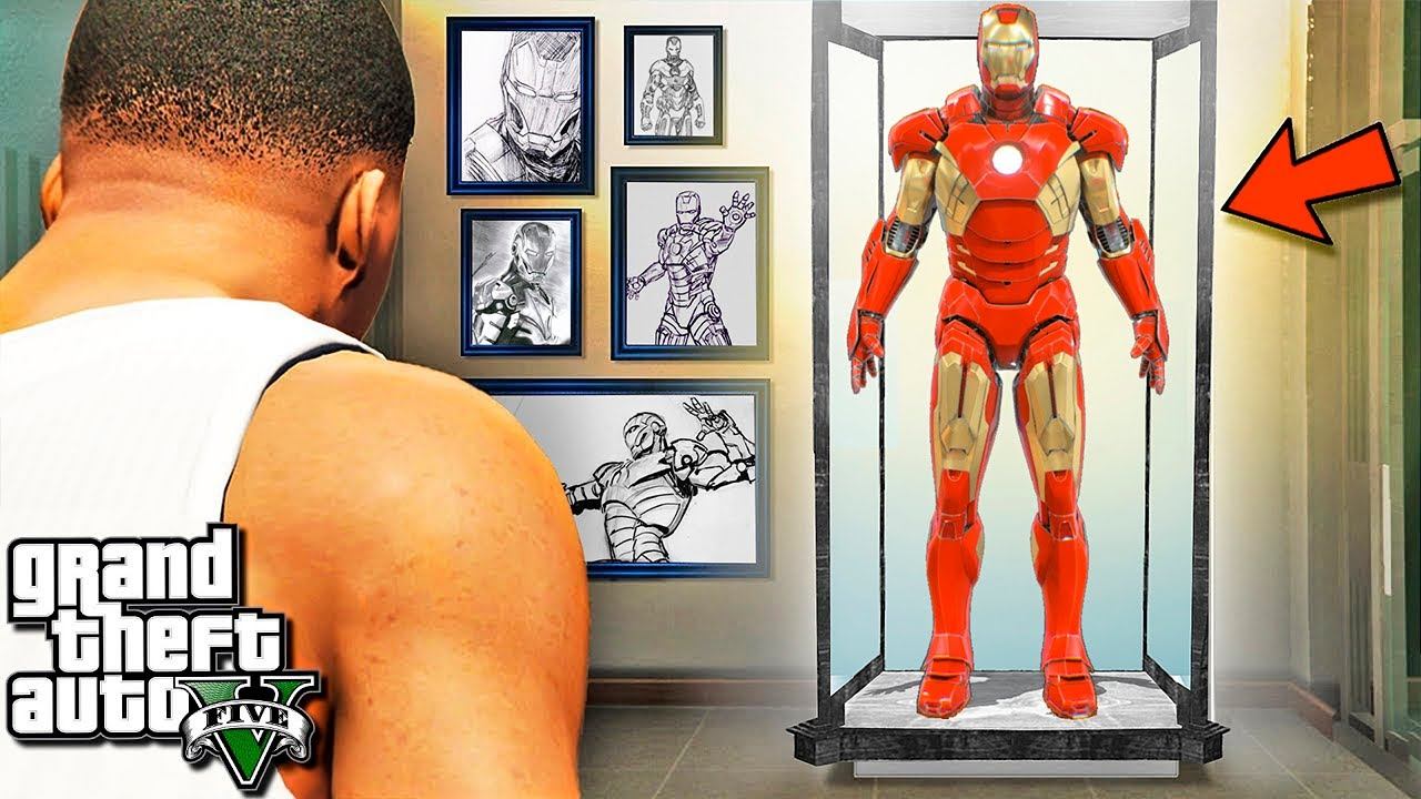 ФРАНКЛИН УКРАЛ КОСТЮМ ЖЕЛЕЗНОГО ЧЕЛОВЕКА В ГТА 5 МОДЫ! IRON MAN ОБЗОР МОДА GTA 5! ГТА МОД MODS ИГРЫ