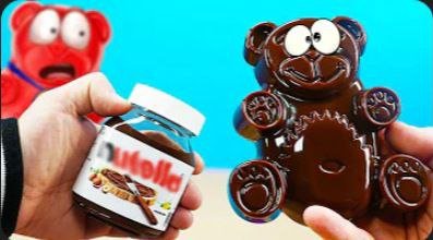 РЕЦЕПТ ЖЕЛЕ ИЗ НУТЕЛЛЫ КАК ПРИГОТОВИТЬ ЖЕЛЕ ИЗ НУТЕЛЛЫ ДЛЯ ЖЕЛЕЙНОГО МЕДВЕДЯ ВАЛЕРЫ