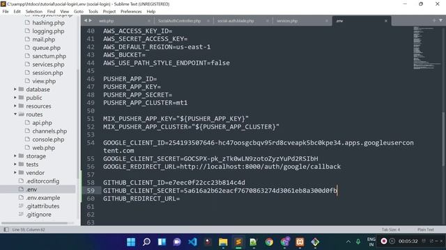 Github login with LARAVEL Socialite