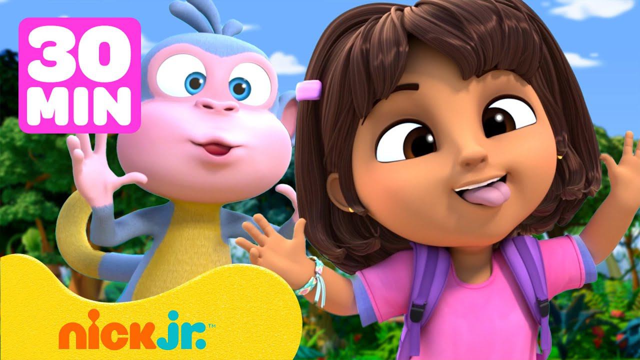 Даша | САМЫЕ СМЕШНЫЕ моменты Башмачка!! С Дашей 30-минутная подборка | Nick Jr. Cyrillic