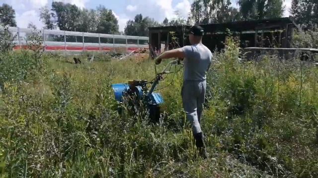 Мульчер к мотоблоку Нева своими руками, без промежуточного вала.
