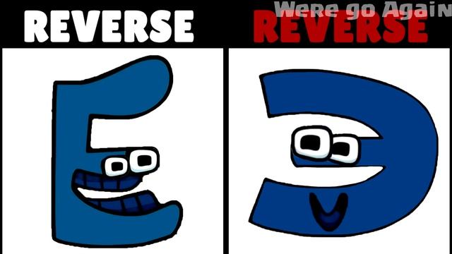 Reverse Alphabet Lore VS Reverse Russian Alphabet Lore | Part 2 (Z-A...)