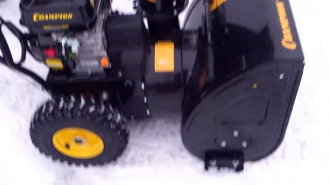 Снегоуборщик Champion st 656 обзор, небольшой тест